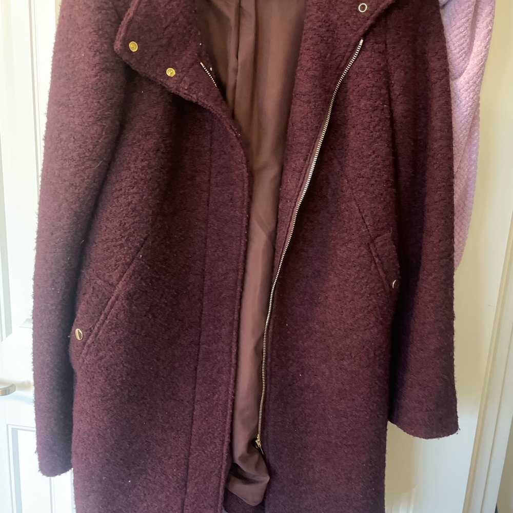 Women's Burgundy Coat